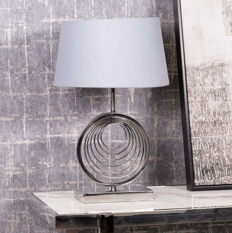 Mint Homeware - Table Lamp - Mid Grey Shade