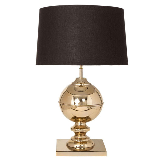Mint Homeware - Table Lamp - Gold with Black Shade