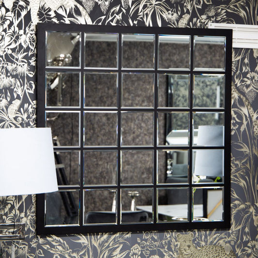 The Mirror Collection - Black Frame with Bevel Mirror