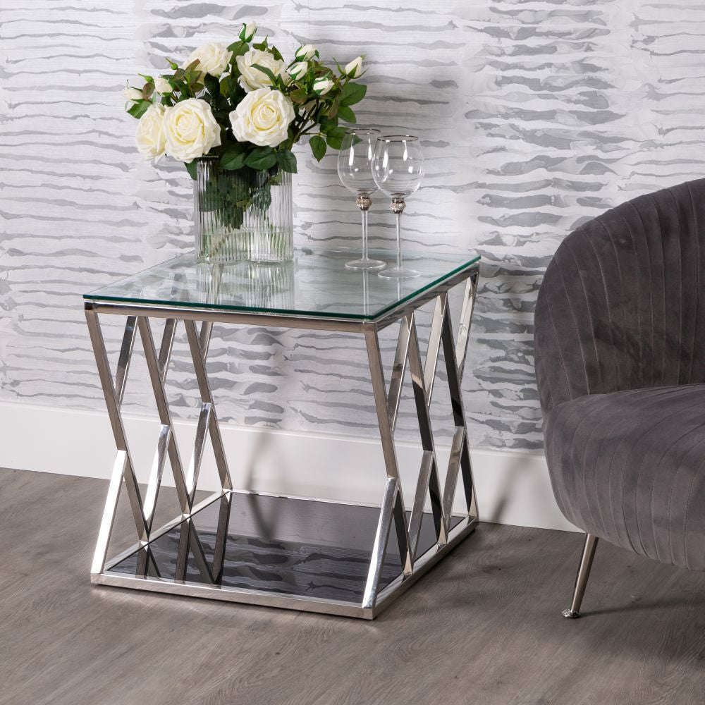 Mint Furniture - Side Table - Glass