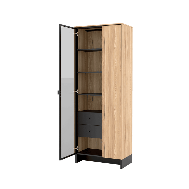 Nomad ND-02 Tall Display Cabinet 73cm All Homely