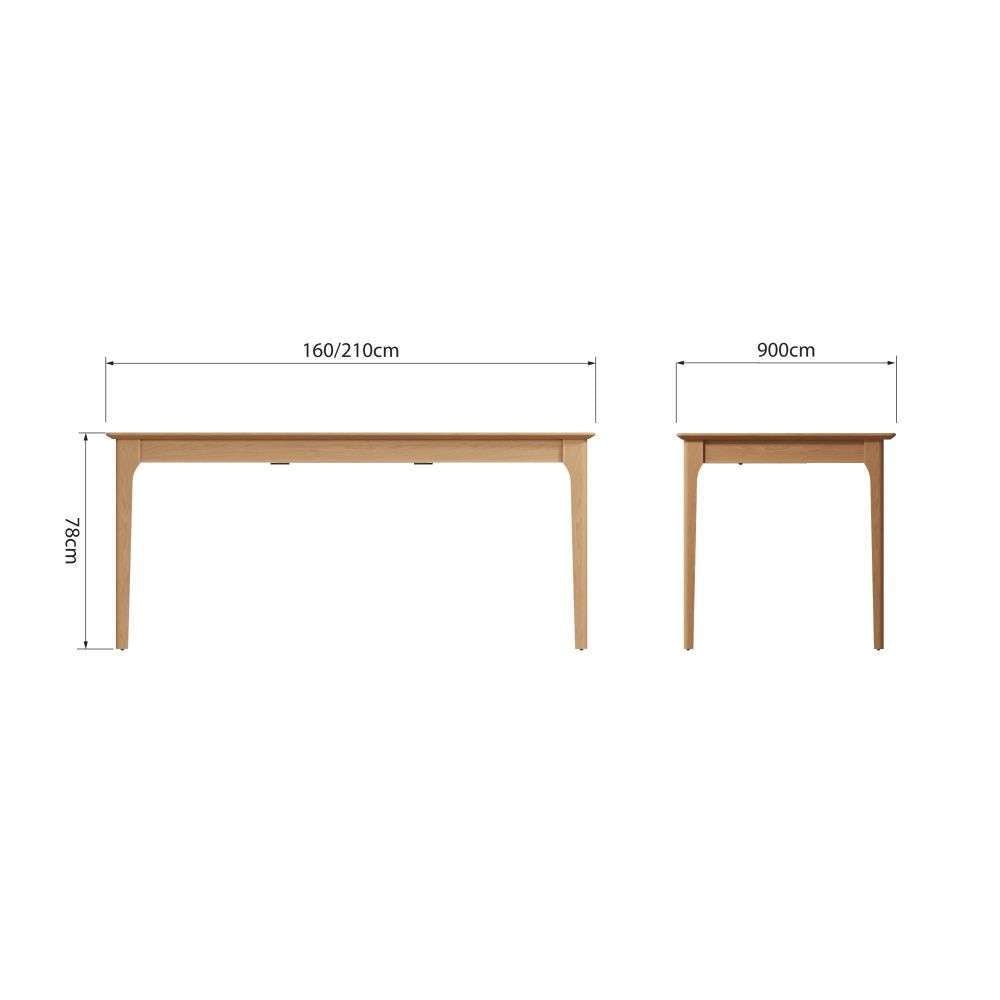 NT Dining - 1.6M Butterfly Extending Table
