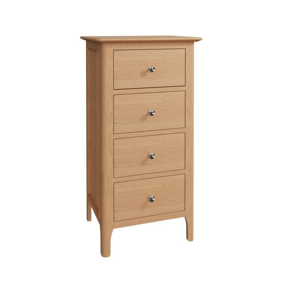 NT Bedroom - 4 Drawer Narrow Chest