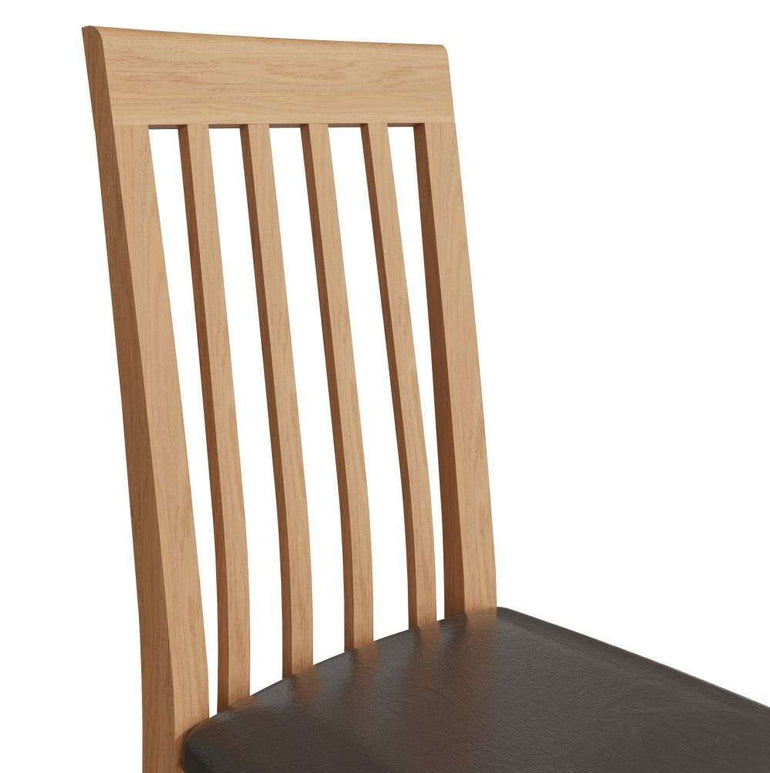 NT Dining - Slat Back Chair Pu