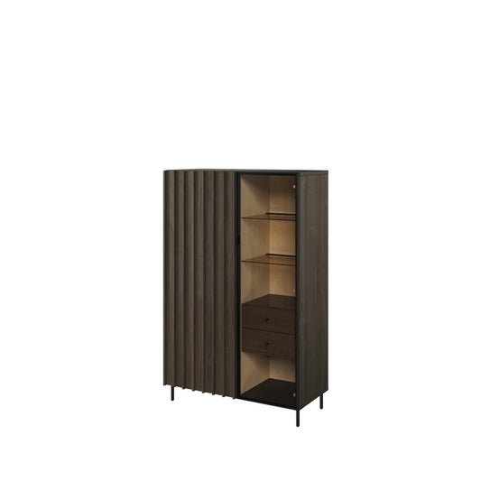 Piemonte PE-06 Display Cabinet 92cm All Homely
