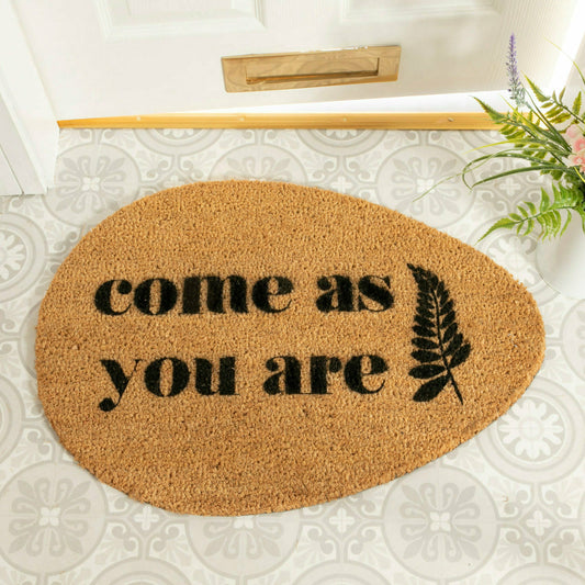 Artsy Doormats Come As You Are Pebble Doormat
