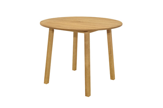 Pickworth Round Dining Table - Oak Finish, Perfect for Kitchen or Dining Space, Effortless Style, Durable