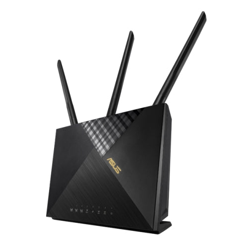 Asus 4G-AX56 Cat.6 300Mbps Dual Band AX1800 4G LTE Router, Wi-Fi 6, Captive Portal, AiProtection, 4 LAN, SIM Slot All Homely