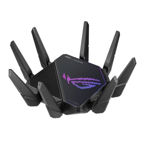 ASUS GT-AX11000 PRO ROG Rapture AX11000 Wireless Tri-Band Wi-Fi 6 Gaming Router, 10G LAN, 2.5G WAN, AiMesh, RangeBoost Plus, RGB All Homely