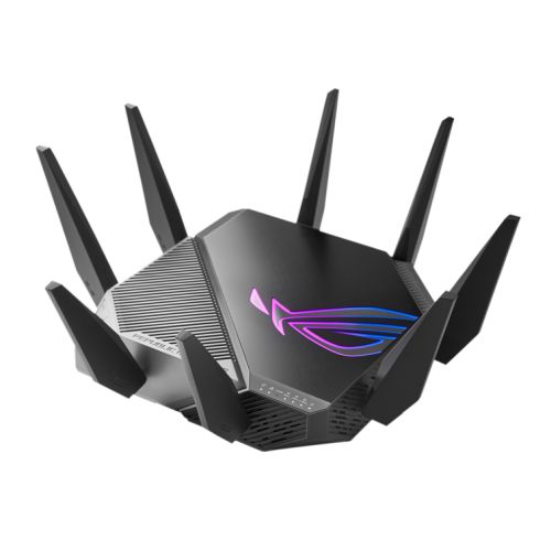 Asus GT-AXE11000 ROG Rapture AXE11000 Wi-Fi 6E Tri-Band Gaming Wi-Fi 6 Router, 6GHz Band, 2.5G WAN/LAN port, RGB, AiMesh, Game Acceleration All Homely