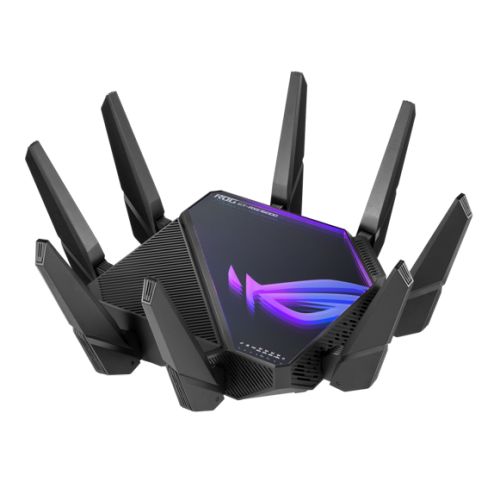 ASUS GT-AXE16000 ROG Rapture AXE16000 Wi-Fi 6E Quad-Band Gaming Router, 6GHz Band, Dual 10G LAN, 2.5G WAN, AiMesh, VPN Fusion, RGB All Homely