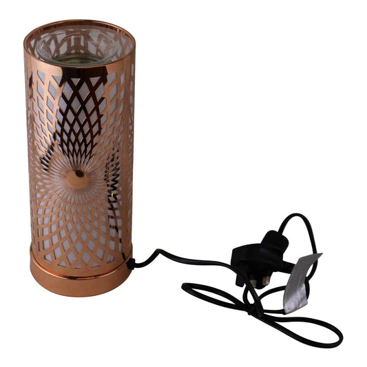 Kaleidoscope Design Colour Changing LED Lamp & Aroma Diffuser in Rose Gold