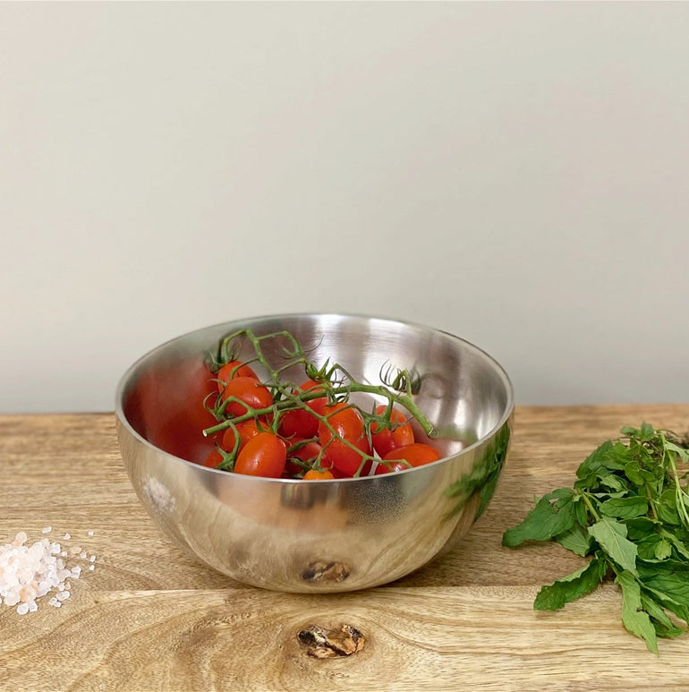 Stainless Steel Double Walled Bowl 20cm