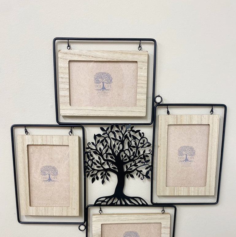 Four Hanging Frames With Tree Of Life