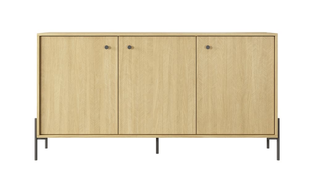 Scandi Sideboard Cabinet 157cm All Homely