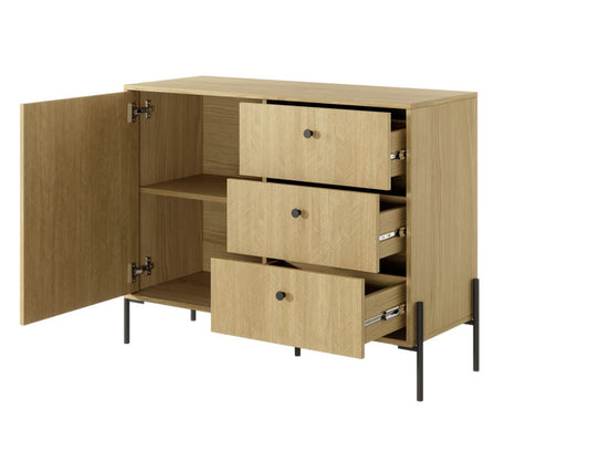 Scandi Sideboard Cabinet 107cm All Homely