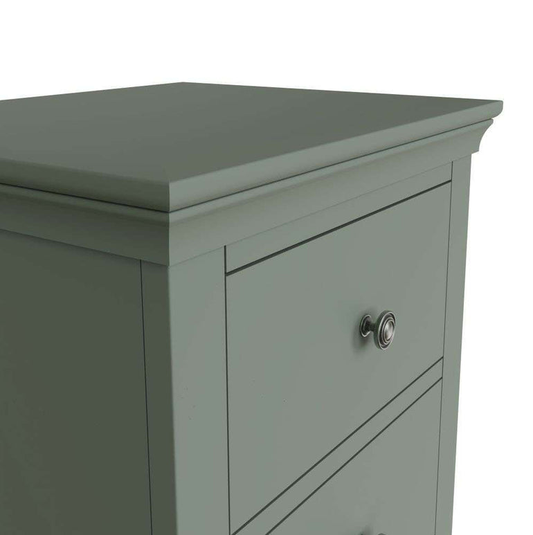 SW Bedroom Cactus green - 5 Drawer Narrow Chest