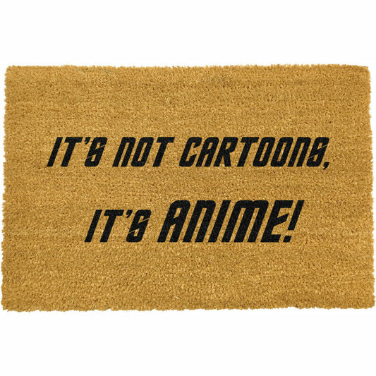 Artsy Doormats It's Not Cartoons, It's Anime Doormat