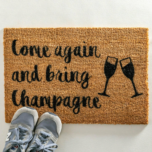 Artsy Doormats Bring Champagne Doormat