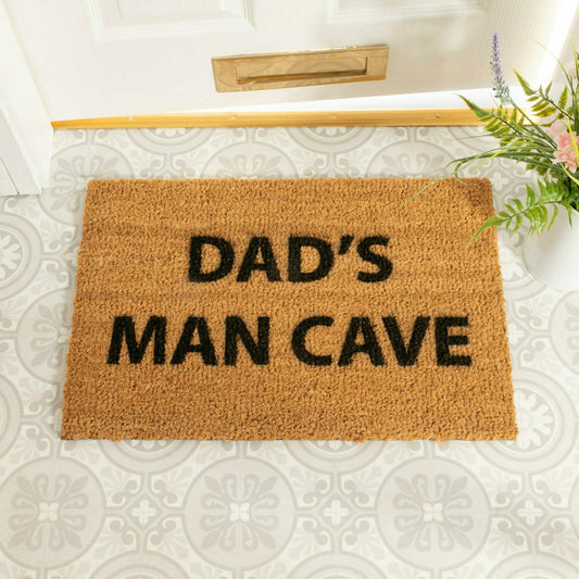 Artsy Doormats Dad's Man Cave doormat