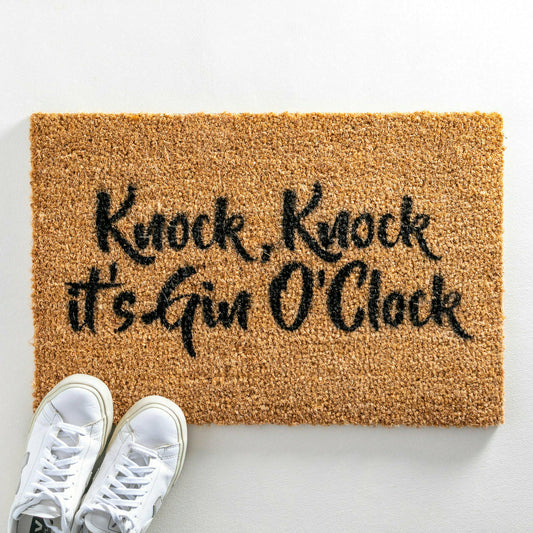 Artsy Doormats Gin O'Clock Doormat
