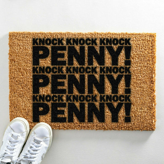Artsy Doormats Knock Knock Penny Doormat