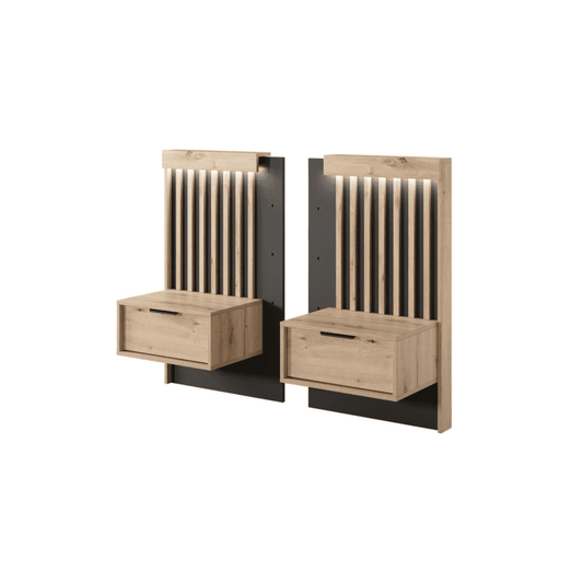 Tally Bedside Tables 51cm Set Of Two All Homely