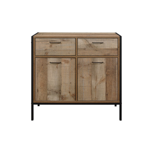 Urban Industrial Chic Sideboard with 2 Doors, 2 Drawers and 4 Compartments
