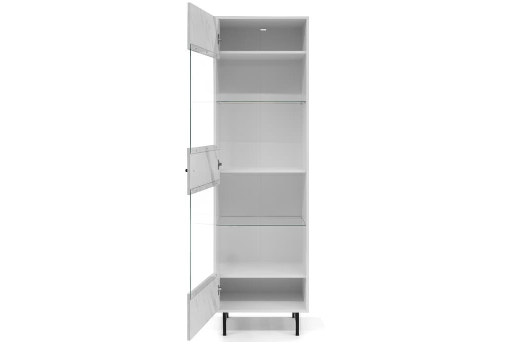 Veroli 04 Tall Display Cabinet 60cm All Homely