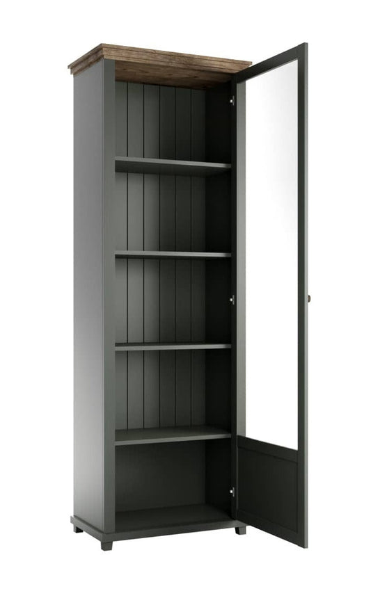 Evora 06 Tall Display Cabinet Right All Homely