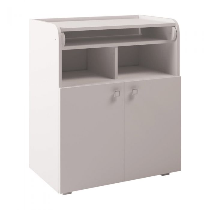 Baby Changing Board Cupboard with Storage 1270 - White