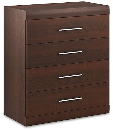 Bordo Chest Of Drawers 09 in Oak Chocolate All Homely
