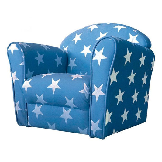 Kidsaw Mini Armchair Blue White stars