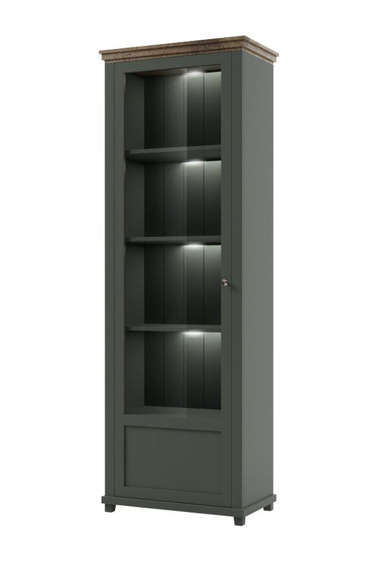 Evora 05 Tall Display Cabinet Left All Homely