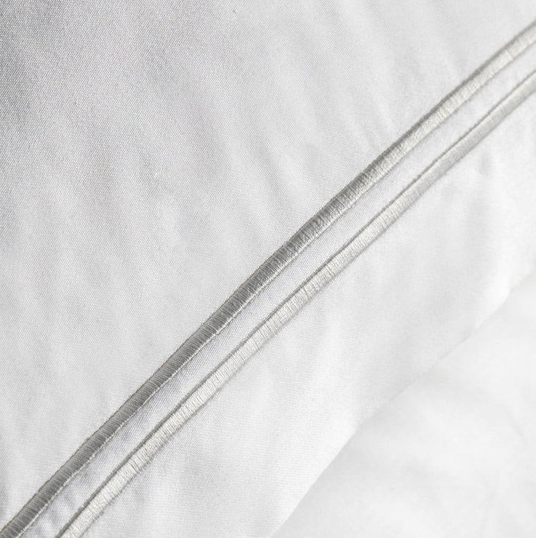 Simply Sleep Knightsbridge 500tc Pillowcases Pair 100% Cotton - White