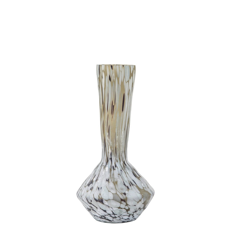 Aspen Glass Vase - Mouth Blown Glass - Retro Inspired Design
