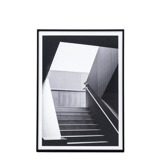 Monochrome Architectural Portrait - Photographic Framed Art 42.5 x 59.5cm