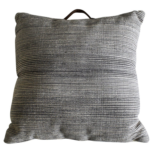Verso Floor Cushion with Carry Handle in Soft Grey & Cream