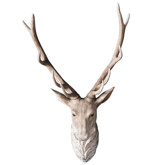 Archie Weathered Stag Head 590 x 400 x 980mm