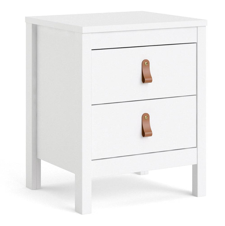 Barcelona Bedside Table with 2 Drawers