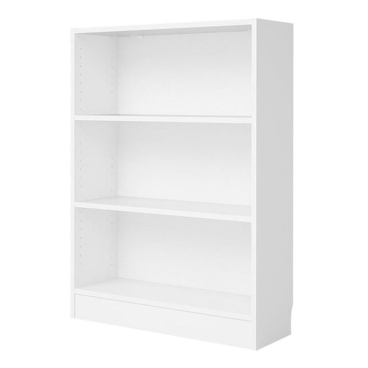 Basic Low Wide Bookcase 3 Shelves