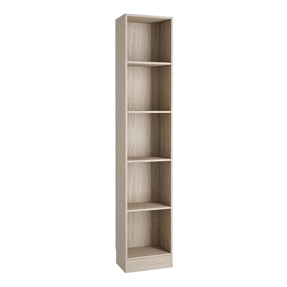 Basic Tall Narrow Bookcase 5 Shelves
