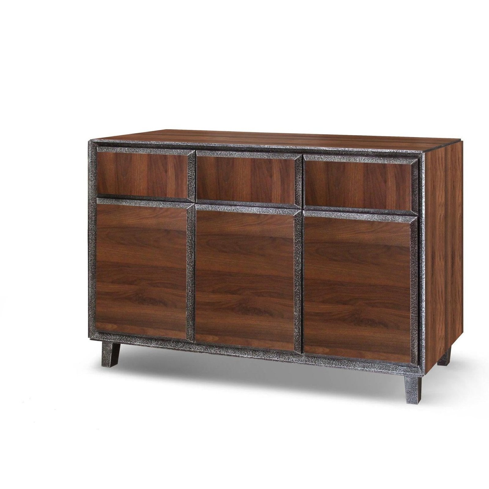 Bretton Walnut Sideboard with 3 Doors & 3 Drawers