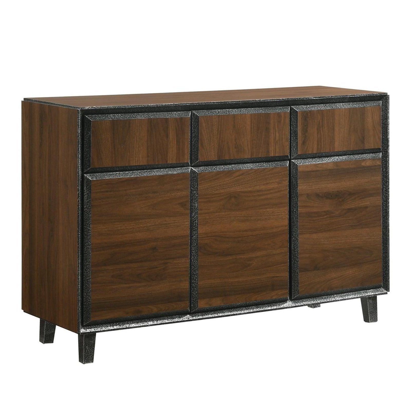 Bretton Walnut Sideboard with 3 Doors & 3 Drawers