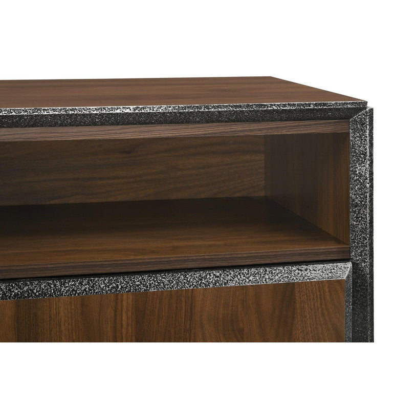 Bretton Walnut TV Cabinet with 2 Drawers
