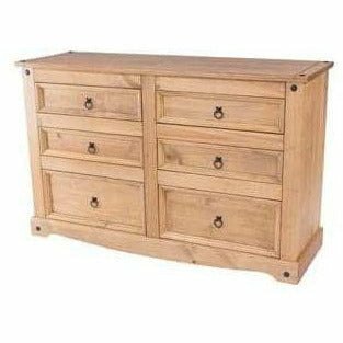 Corona Classic 3+3 drawer wide chest