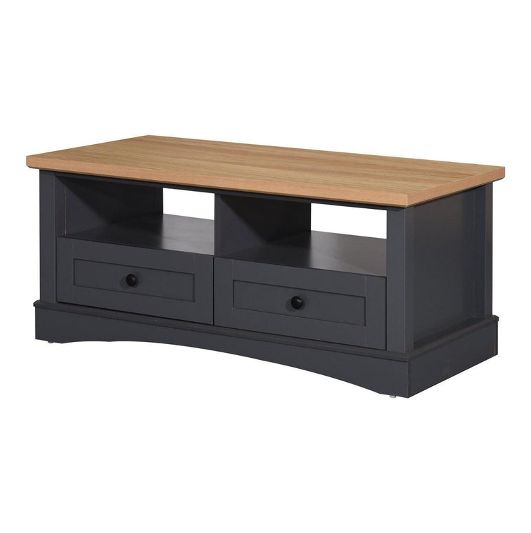 Carden British Country Style Coffee Table with 2 Drawers
