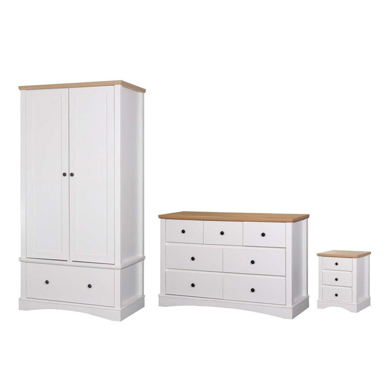 Carden British Country Style 3 Piece Bedroom Set - 7 Drawers