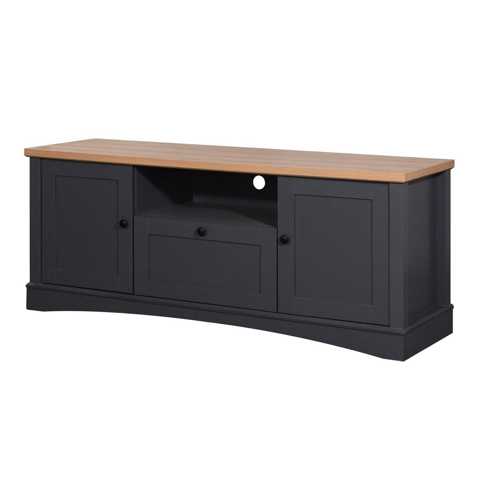Carden British Country Style TV Cabinet with 2 Doors & 1 Drawer