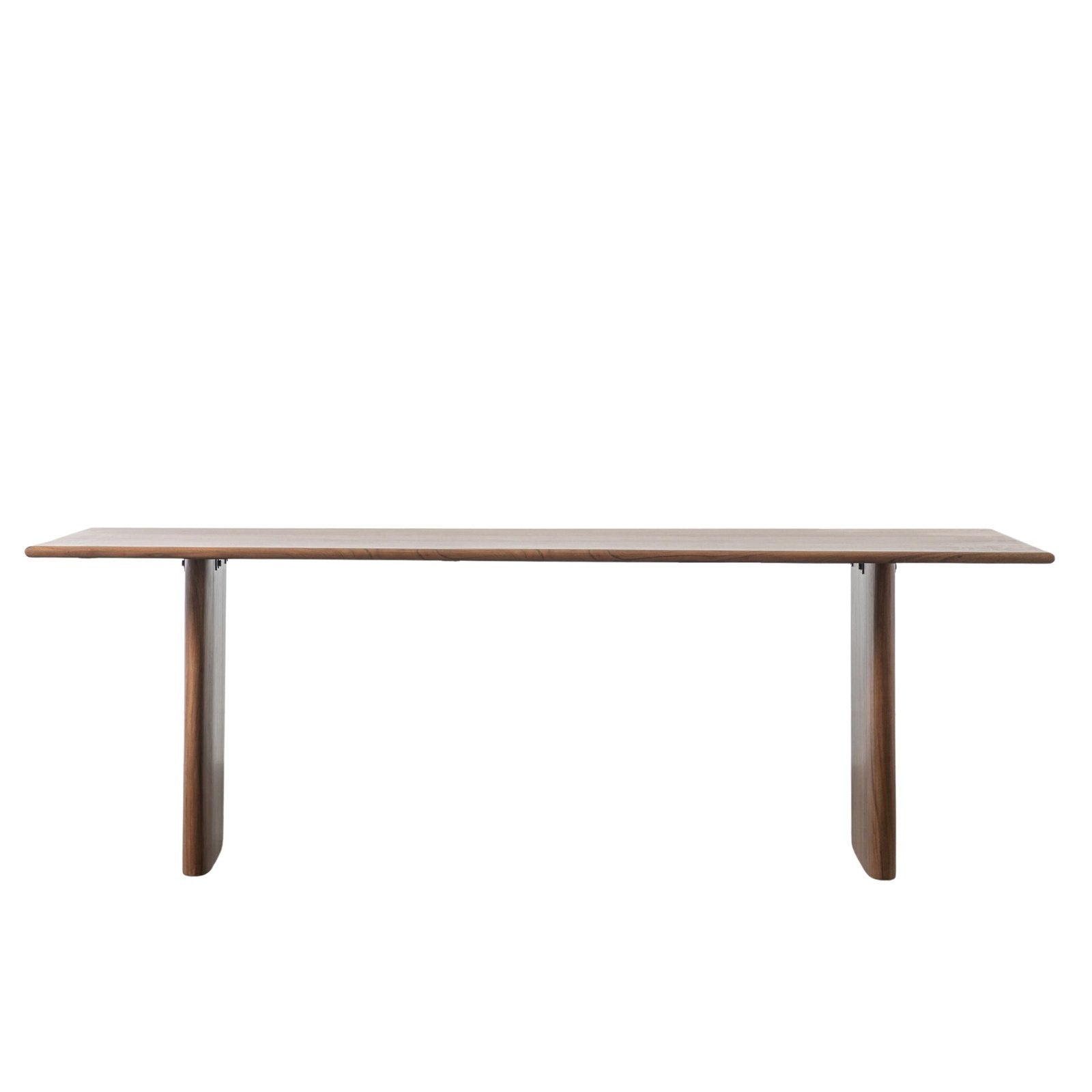 Cashmere Dining Table - Solid Acacia Wood & Iron - Warm Natural Finish - Modern Rustic Style